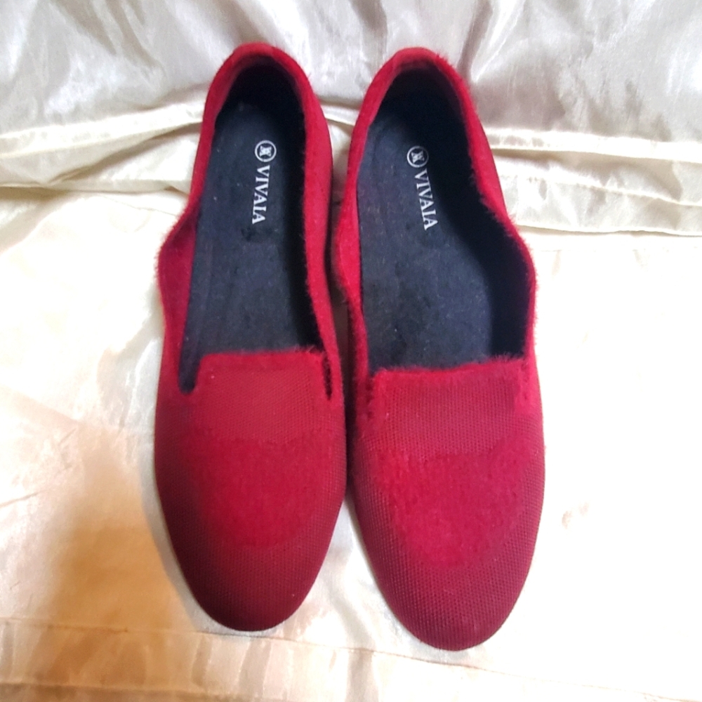 Vivaia slip on loafers With Teddy Head Design size 42 (US 10.5)